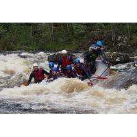 White Water Rafting Down The River Garry In The Scottish Highlands