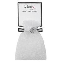 white chiffon scented drawer sachet