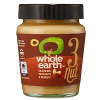 whole earth three nut butter 227g