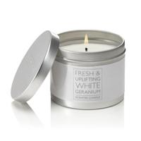 White Geranium Candle