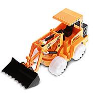 Wheel Excavator Vehicle Playsets Car Toys Metal Plastic White Yellow