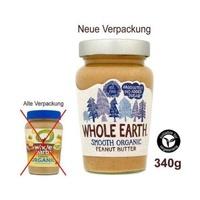 Whole Earth Organic Smooth Peanut Butter 340g (1 x 340g)