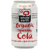 whole earth organic cola can 330ml