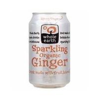 whole earth organic sparkling ginger 330ml 1 x 330ml