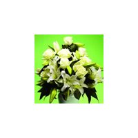 White Rose & Lily Bouquet
