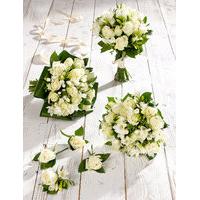 white rose freesia wedding flowers collection 2