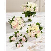 white pink luxury rose wedding flowers collection 2