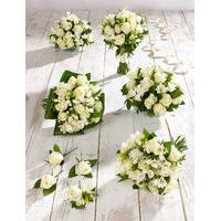 white rose freesia wedding flowers collection 3