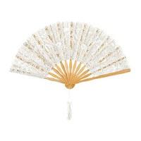 White Lace Hand Fan