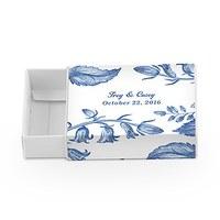 White Drawer-Style Favour Box With Romance Floral Wrap Assortment