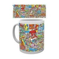 Where\'s Wally Clown Town Mug