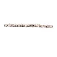 white alloy heart bead string 23 pieces