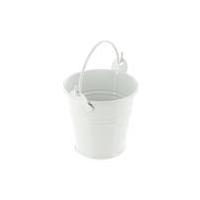 White Metal Bucket 5.5 cm