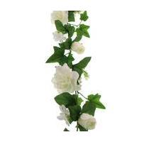 White Wedding Garland 170 cm