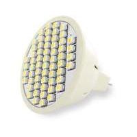 Whitenergy Led Bulb Spotlight 60x Smd 3528 | Mr16 | Gu5.3 | 3w | 12v | Cold White