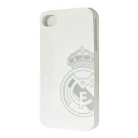 White Real Madrid Iphone 4 4s Back Phone Case