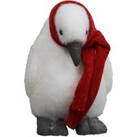 White Penguin with Red Scarf