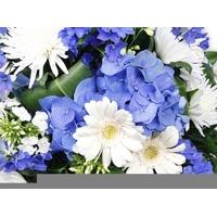 White and Blue Flowers Posy