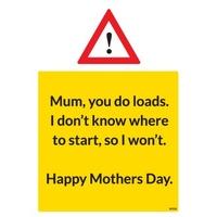 where to start funny mothers day card