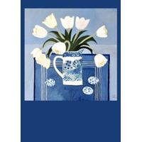 White Tulips by Jill Leman ARWS | Art Card