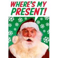 Where\'s my Present | Christmas Card