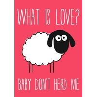 what is love funny valentines card va1027