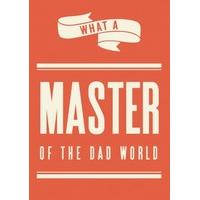 What A Master of The Dad World | Father\'s Day| AF1270