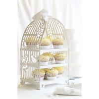 White Birdcage Cake Stand
