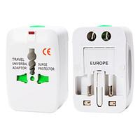 Whirldy All in One International Adaptor Universal World Wide Travel Charger Adapter Plug, White