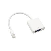 white mini displayport to vga female adapter for macbook 20cm