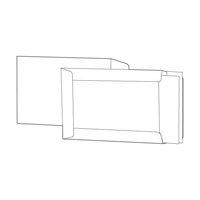 White Box Envelope Boardback Peel and Seal 115gsm Manilla C4 [Pack 125]