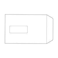 White Box Envelope Pocket Press Seal Window C5 90gsm (White)