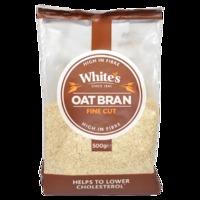 whites oat bran extra fine 500g 500g white