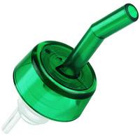 Whisky Freeflow Pourers Collared Green (Pack of 12)