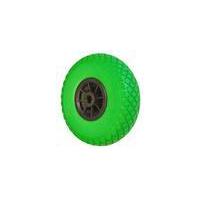 Wheelbarrow wheel, breakdown free, green