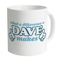 What A Difference A Dave Makes Mug