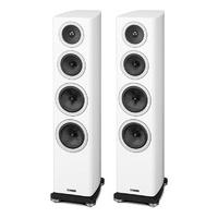 wharfedale reva 3 gloss white floorstanding speakers pair