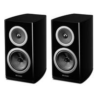 wharfedale reva 2 gloss black bookshelf speakers pair