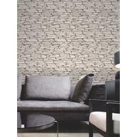 white and silver slate stone effect wallpaper fine decor