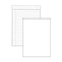 White Box Memo Pad Ruled 80 Sheets 200x150mm [Pack of 10]
