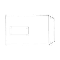 White Box Pocket Press Seal Window Envelopes C5 100gsm Pack of 500 (White)