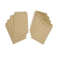 White Box Uno Envelope Manilla Press Seal Pocket Plain C5 Buff [Pack 500]