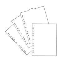White Box (A4) Pockets Multi Punched 60 Microns Clear [Pack of 100]