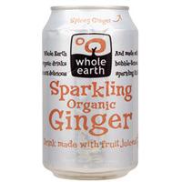 whole earth organic sparkling ginger 330ml