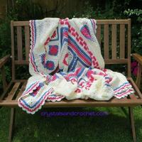 Whispers From The Past - Blanket - Stylecraft Special Aran - Purely Patriotic Yarn Pack