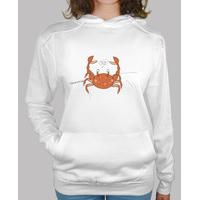 white little crab sweatshirt