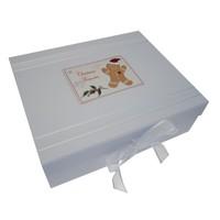 White Cotton Cards Christmas Memories Ginger Bread Man Range A4 Keepsake Box