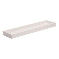 white storage shelf l600mm d150mm