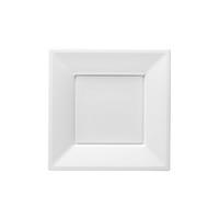 White 7in Square Plastic Party Plates