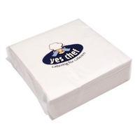 white 2 ply paper napkins 400x400mm pack of 100 kblry1652